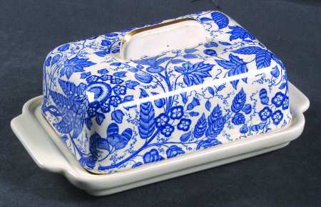 Manila Blue Half Pound Covered Butter