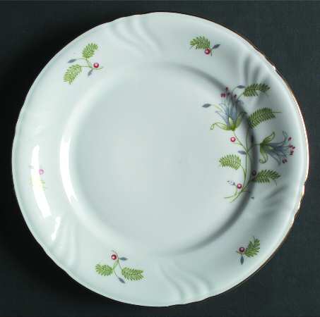 B. Fern (Swirl Rim) Salad Plate