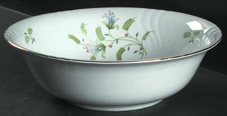 B. Fern (Swirl Rim) 10" Round Vegetable Bowl