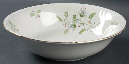 B. Fern (Swirl Rim) 9" Round Vegetable Bowl