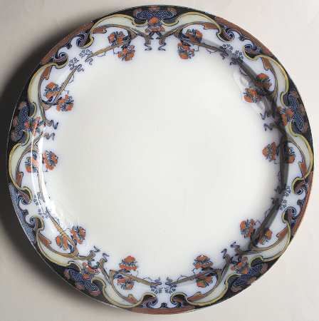 Iris Blue Multicolor Chop Plate (Round Platter)
