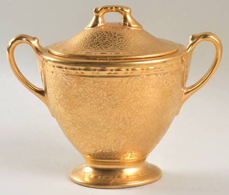 Doves, Roses and Daisies Sugar Bowl & Lid