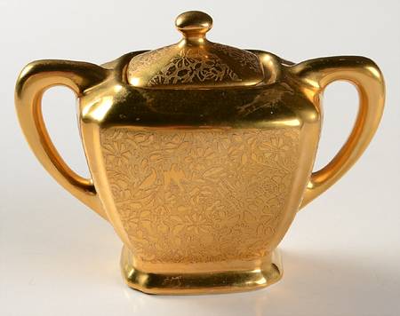 Doves, Roses and Daisies Sugar Bowl & Lid