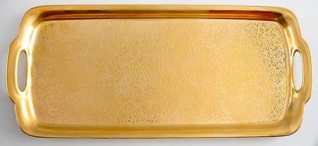 Doves, Roses and Daisies 12" Rectangular Tray