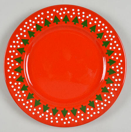 Snowflake Salad Plate