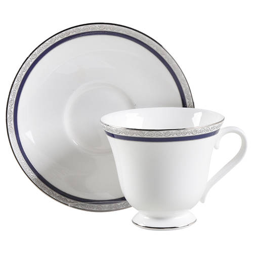 Seville Footed Cup & Saucer Set