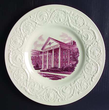 Baylor University Mulberry Dinner Plate