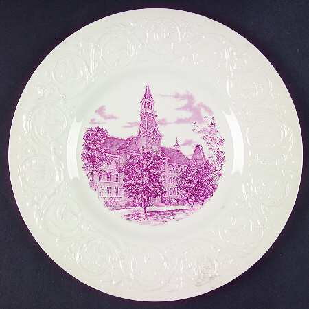 Baylor University Mulberry Dinner Plate