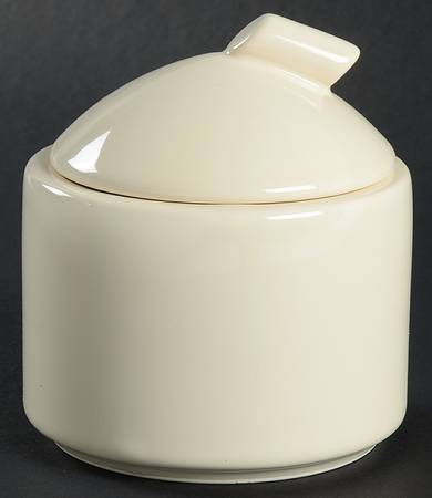 Lifestyle Natural (Cream) Sugar Bowl & Lid