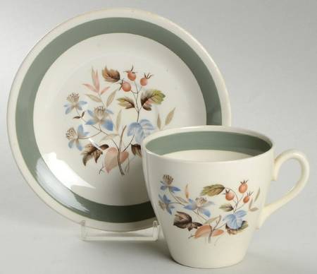 Green Gables Flat Cup & Saucer Set