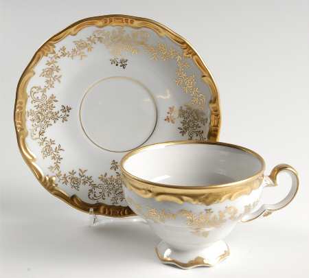 14051 Footed Cup & Saucer Set