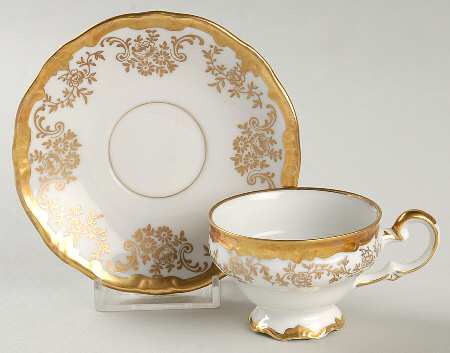 14051 Footed Demitasse Cup & Saucer Set