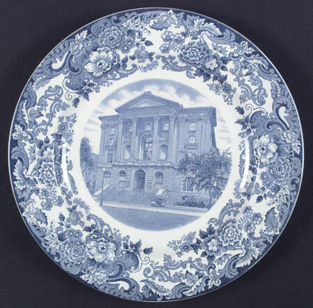 Massachusetts Institute of Tech Blue Dinner Plate by Wedgwood