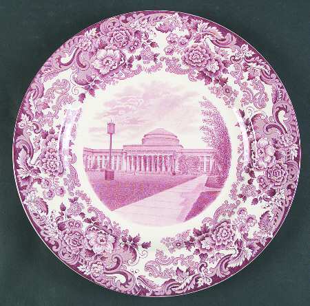 Massachusetts Institute of Technology Mulberry Dinner Plate