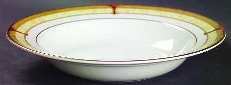 Tortoiseshell Rim Soup Bowl