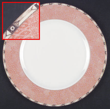Frances Accent Dinner Plate