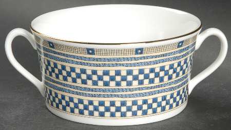 Samurai Flat Cream Soup Bowl