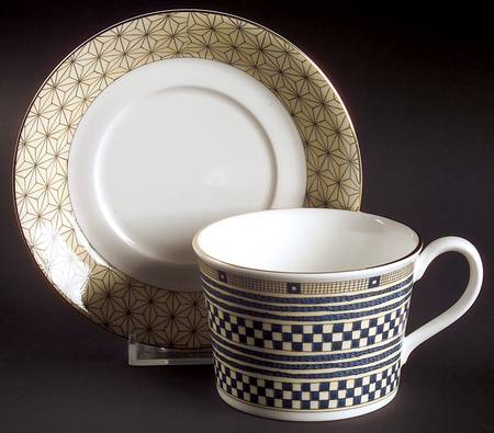Samurai Flat Cup & Saucer Set
