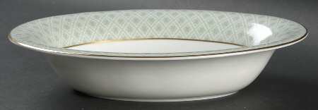 Fitzpatrick Green 9" Oval Vegetable Bowl
