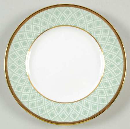 Fitzpatrick Green Bread & Butter Plate