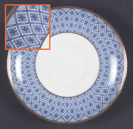 Fitzpatrick Blue Saucer