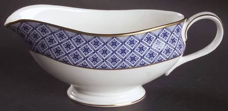 Fitzpatrick Blue Gravy Boat