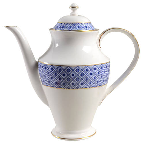 Fitzpatrick Blue Tea/Coffee Pot & Lid