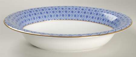 Fitzpatrick Blue 9" Oval Vegetable Bowl