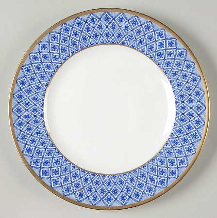 Fitzpatrick Blue Salad/Dessert Plate