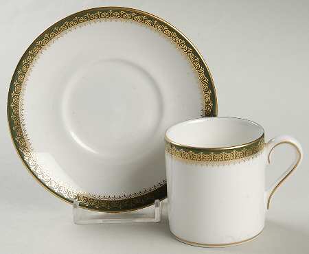 Chester Bond Shape Demitasse Cup and Saucer Set
