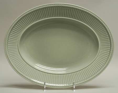 Edme Green 14" Oval Serving Platter