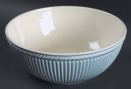 Edme Blue 10" Large Salad Serving Bowl