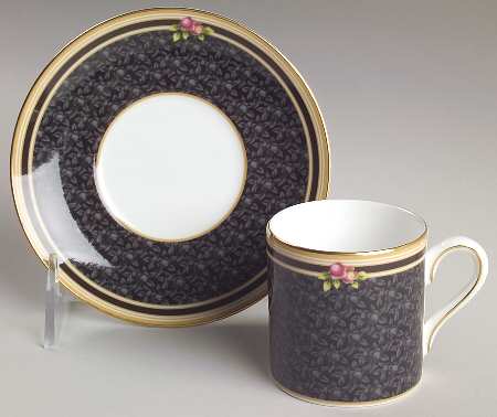 Clio Bond Shape Demitasse Cup and Saucer Set