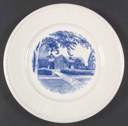 University of Delaware Blue Dinner Plate