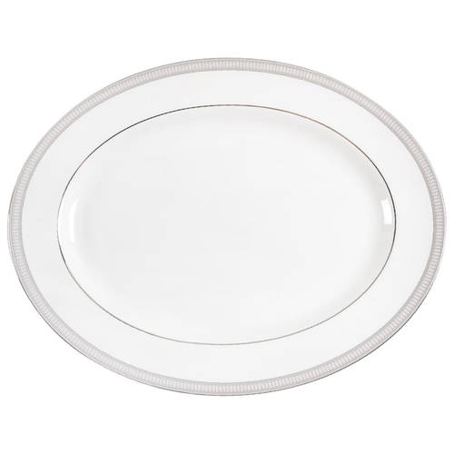 Carina Platinum 15" Oval Serving Platter