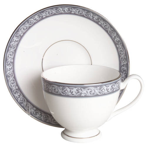 Footed Cup & Saucer Set