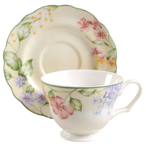 Christina Footed Cup & Saucer Set