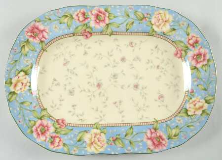 Jessica 14" Oval Serving Platter