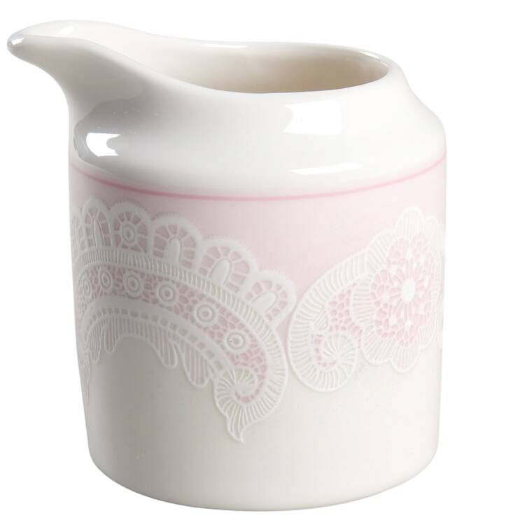 Queen Anne's Lace Pink Creamer