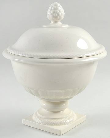 English Terrace Stone Large Candy Box & Lid