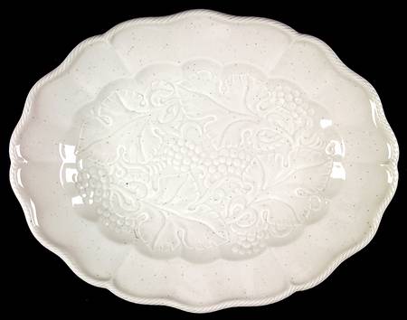 English Terrace Stone 15" Oval Serving Platter