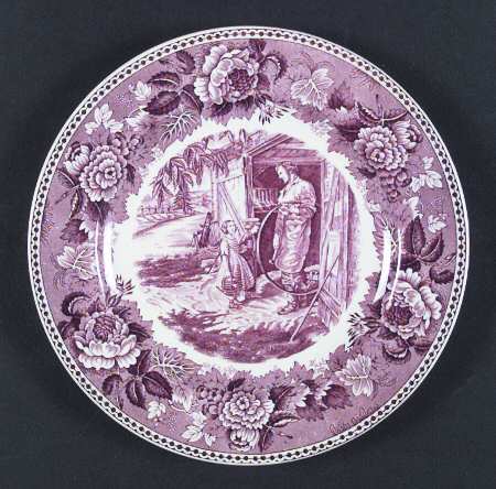 The Longfellow Series Mulberry Luncheon Plate