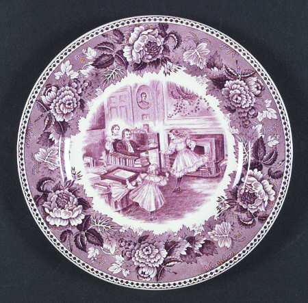The Longfellow Series Mulberry Luncheon Plate
