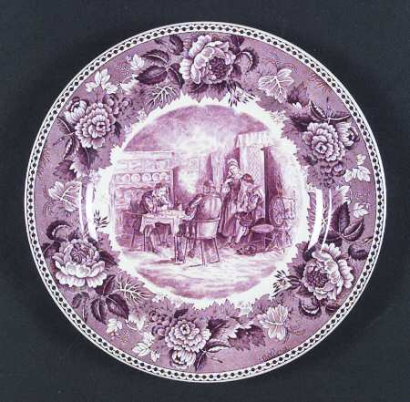 The Longfellow Series Mulberry Luncheon Plate