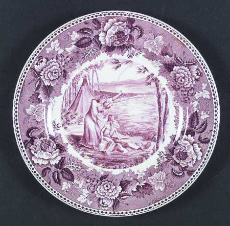 The Longfellow Series Mulberry Luncheon Plate