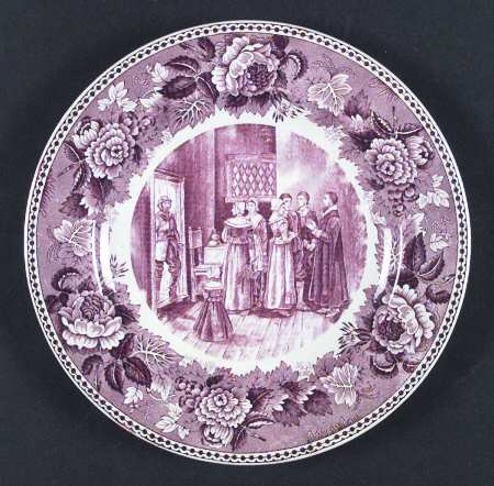The Longfellow Series Mulberry Luncheon Plate