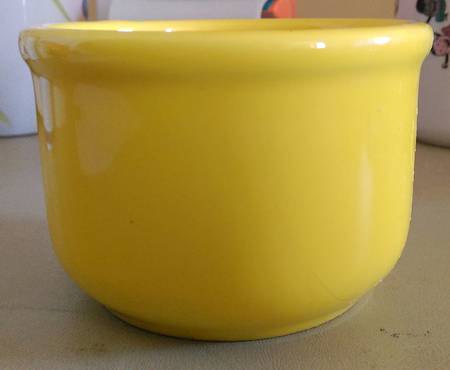 Solid Colours Desert Yellow Sugar Bowl No Lid