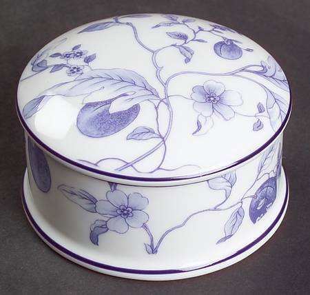 Blue Plum 2" Round Box & Lid