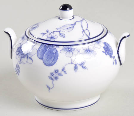 Blue Plum Mini 146 Shape Sugar Bowl & Lid