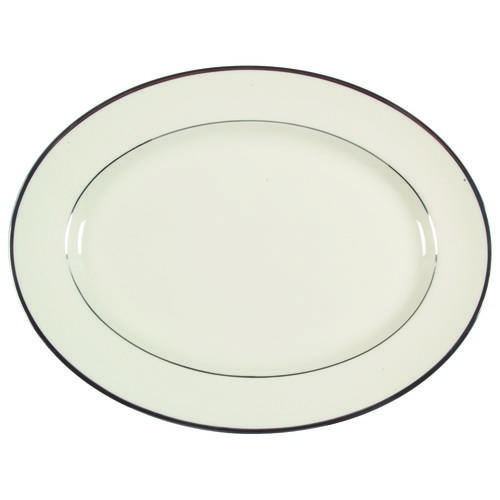 Majesty Platinum 14" Oval Serving Platter